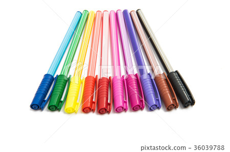 colored pens isolated colored pens isolated 36039788