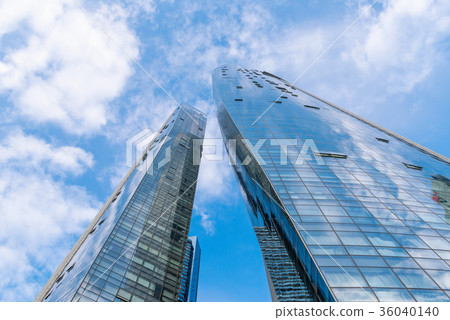 Skyscraper of business center and urban town Skyscraper of business center and urban town 36040140