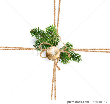 Twine of rope for christmas decorations 36040167