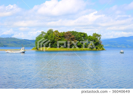 珍稀島，洞爺湖 36040649