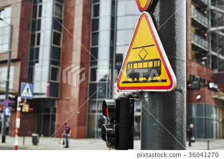 road signs in the city road signs in the city 36041270
