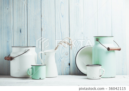 Enamelware still life 36042115
