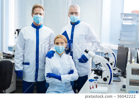 Medical researchers working in the lab Medical researchers working in the lab 36042222