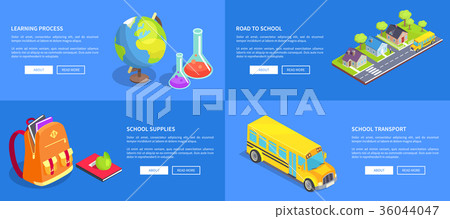 Learnin Stationery Supplies, Road to School, Bus 36044047