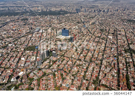 mexico city aerial view cityscape panorama mexico city aerial view cityscape panorama 36044147