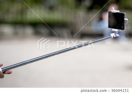 selfie remote control on cellular phone 36044151