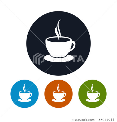 Cup of tea icon, cup of coffee icon 36044911