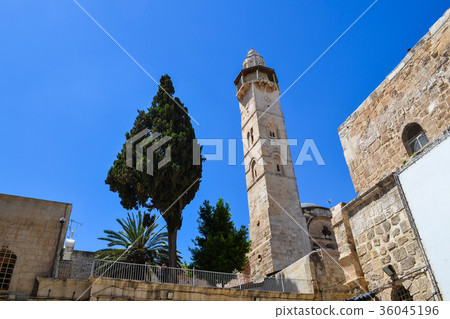 Tower and buildings. Jerusalem Israel. 36045196
