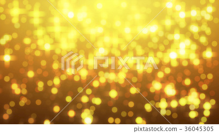 star glow on gold background bokeh effect,focus 36045305
