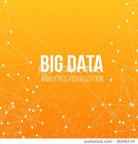 Creative vector illustration of BIG DATA analysis Creative vector illustration of BIG DATA analysis 36046554
