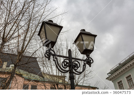 Black street lamp Black street lamp 36047573