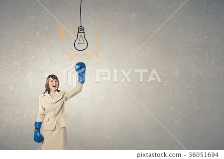 Fighting for success 36051694