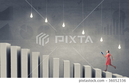 Girl with book 36052336