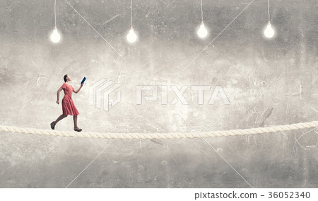 Girl with book 36052340