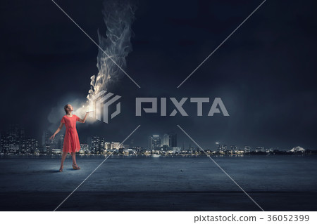 Girl with book 36052399