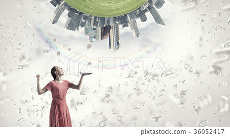 Girl with book 36052417