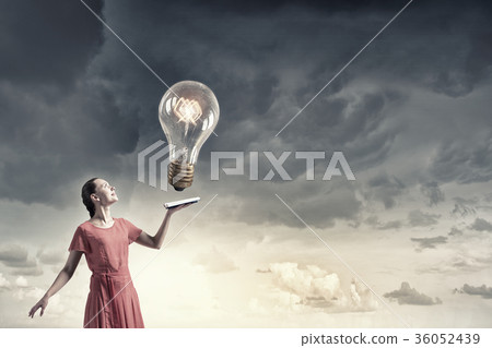 Girl with book Girl with book 36052439