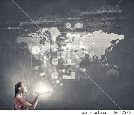 Girl with book 36052520