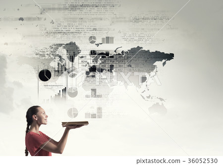 Girl with book 36052530