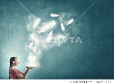 Girl with book Girl with book 36052545