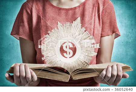 Girl with book 36052640