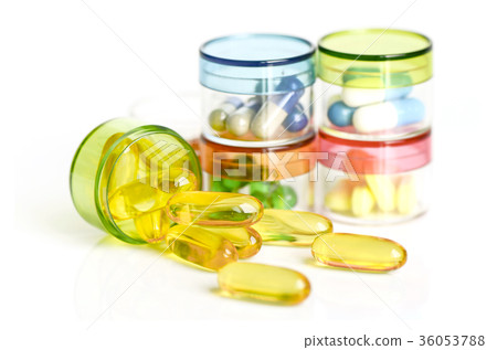 Colorful medicine background. 36053788