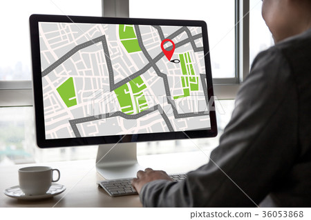 GPS Map to Route Destination network Street GPS Map to Route Destination network Street 36053868