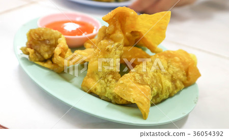 fried wonton in Chinese style fried wonton in Chinese style 36054392