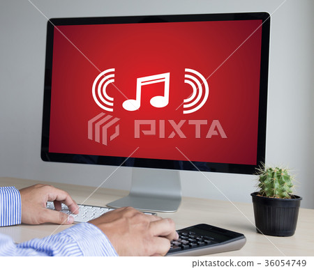 Music Streaming Media enjoying the music 36054749