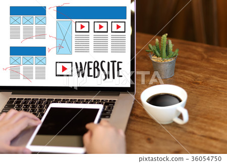 Web Design layout sketch drawing Software Graphic Web Design layout sketch drawing Software Graphic 36054750