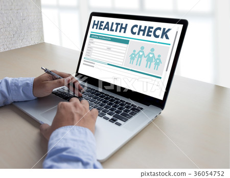 Digital HEALTH CHECK Concept working with Digital HEALTH CHECK Concept working with 36054752