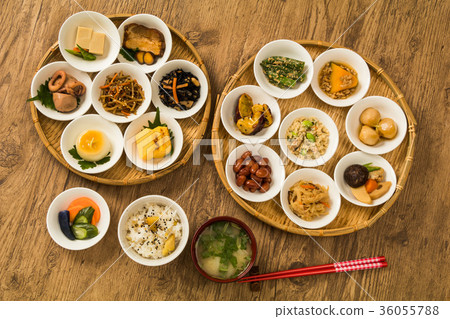 Side dishes of rice japanese food Side dishes of rice japanese food 36055788