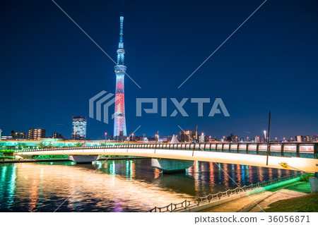 <東京>晴空樹/櫻橋照明 <東京>晴空樹/櫻橋照明 36056871