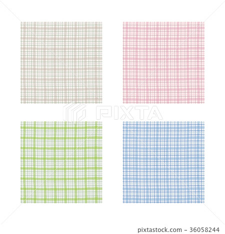 格子格紋圖案 36058244