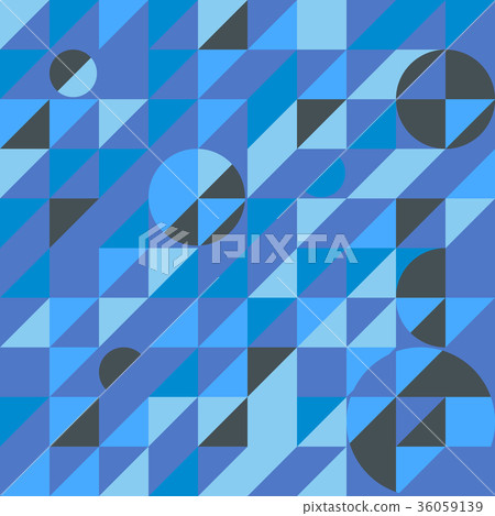 Blue mosaic seamless background pattern Blue mosaic seamless background pattern 36059139