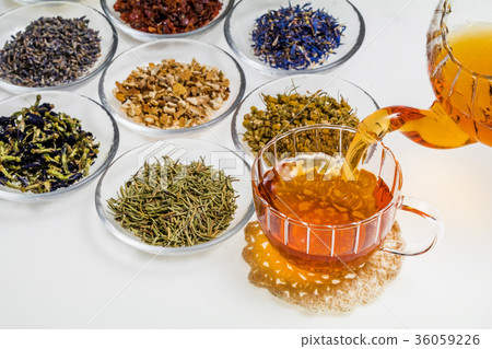 Herbal tea to be cleaned Beautifully made herbal tea Herbal tea to be cleaned Beautifully made herbal tea 36059226
