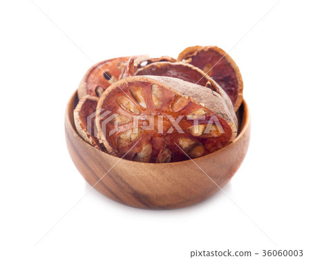 Dried quince isolated on white background Dried quince isolated on white background 36060003