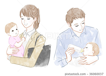 夫婦的養育的圖像 36060037