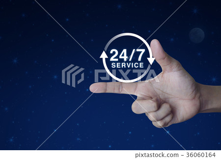 Full time service concept Full time service concept 36060164