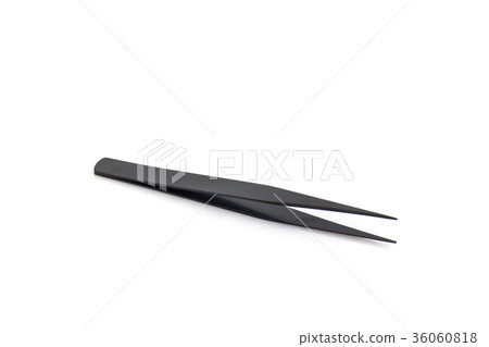 Black straight tweezers for plastic model. Black straight tweezers for plastic model. 36060818