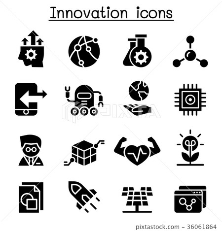 Innovation & Technology icon set Innovation & Technology icon set 36061864
