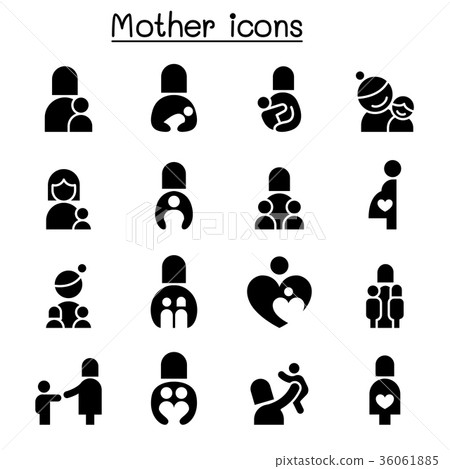 Mother icon set vector illustration graphic design 36061885