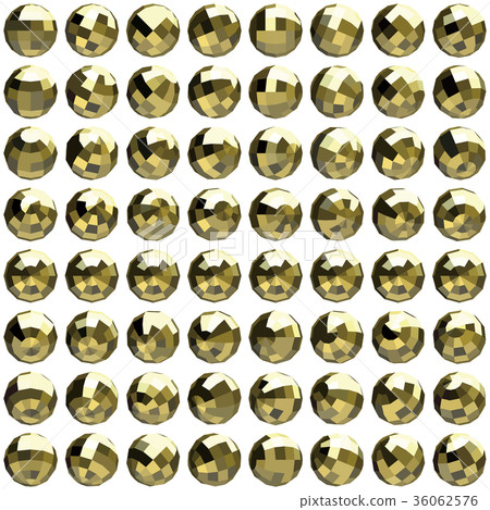 96面球鏡球金鏤空 36062576