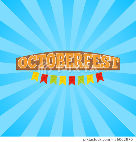 Oktoberfest Promo Banner Vector Illustration. - Stock Illustration ...