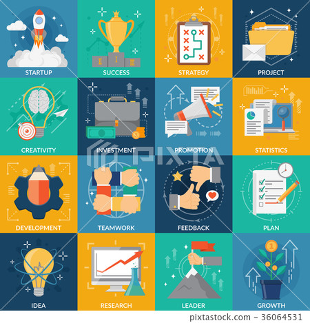 Development Icons Set - Stock Illustration [36064531] - PIXTA