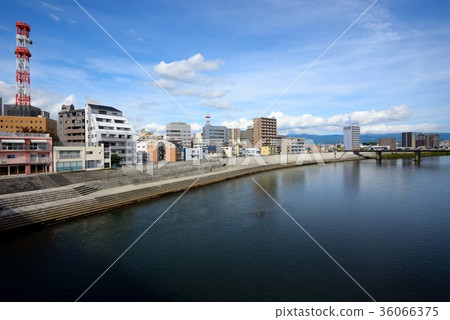 Kano River flows through Numazu Kano River flows through Numazu 36066375