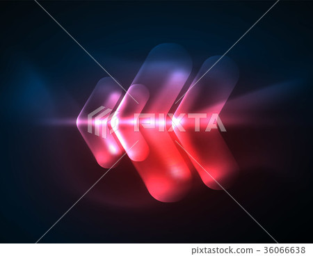 Futuristic neon glowing arrows techno background Futuristic neon glowing arrows techno background 36066638