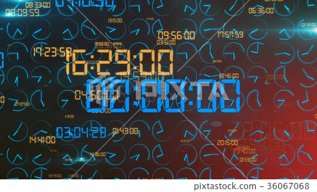 Multicolored Timer Screen Image 36067068