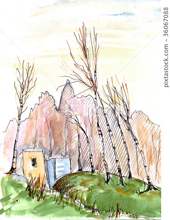 Autumn landscape, October Autumn landscape, October 36067088