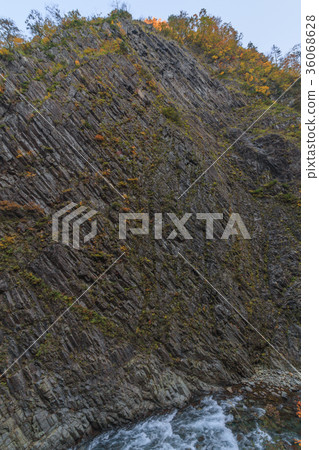 Kiyotsu河的風景在秋天 Kiyotsu河的風景在秋天 36068628